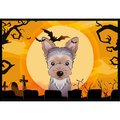 Micasa Halloween Yorkie Puppy Indoor & Outdoor Mat24 x 36 in. MI255388